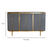 Monaco Ribbed Sideboard
