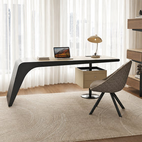 Noir Arc Executive Desk – Desk by Febland
