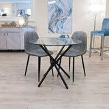Criss Cross Black Dining Table