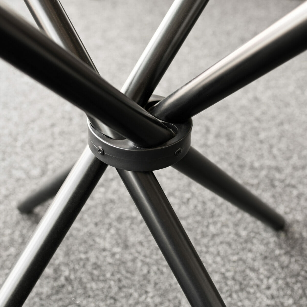 Criss Cross Black Dining Table