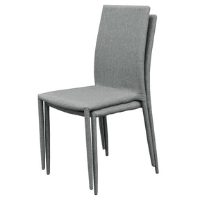 Selina Stacking Dining Chair Grey – Dining Chair by Febland