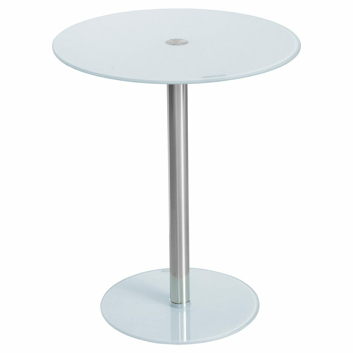 Podium Round Glass Side Table
