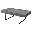 Grey Oak Wood Effect Coffee Table