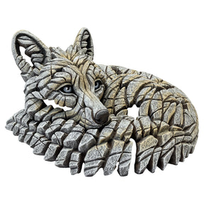 Arctic Fox Edge Sculpture – Sculpture by Febland