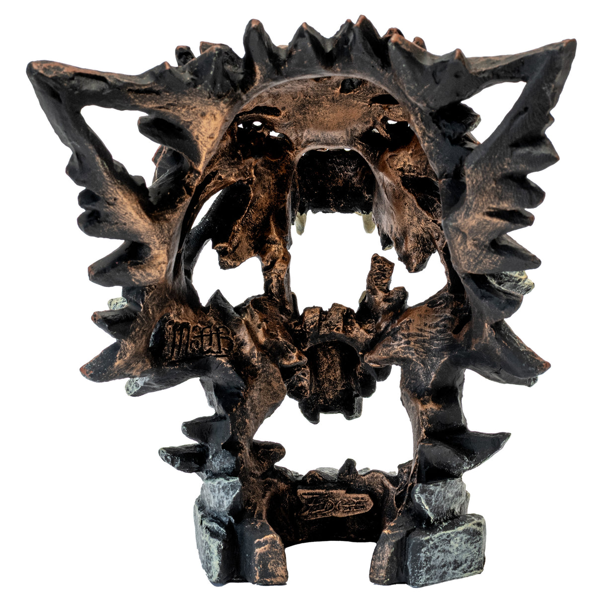 Edge Wolf Bust Sculpture - Miniature