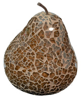 Mosaic Glass Pear - Brown