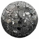 Mosaic Glass Ball - Black