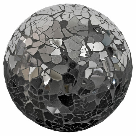 Mosaic Glass Ball - Black