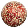 Mosaic Glass Ball - Orange
