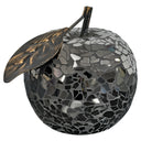 Mosaic Glass Apple with Leaf – Mosaic Glass Ornament – view 2