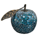 Mosaic Glass Apple with Leaf – Mosaic Glass Ornament – view 3