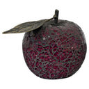 Mosaic Glass Apple with Leaf – Mosaic Glass Ornament – view 9