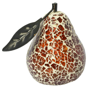 Mosaic Glass Pear – Mosaic Glass Ornament – view 6