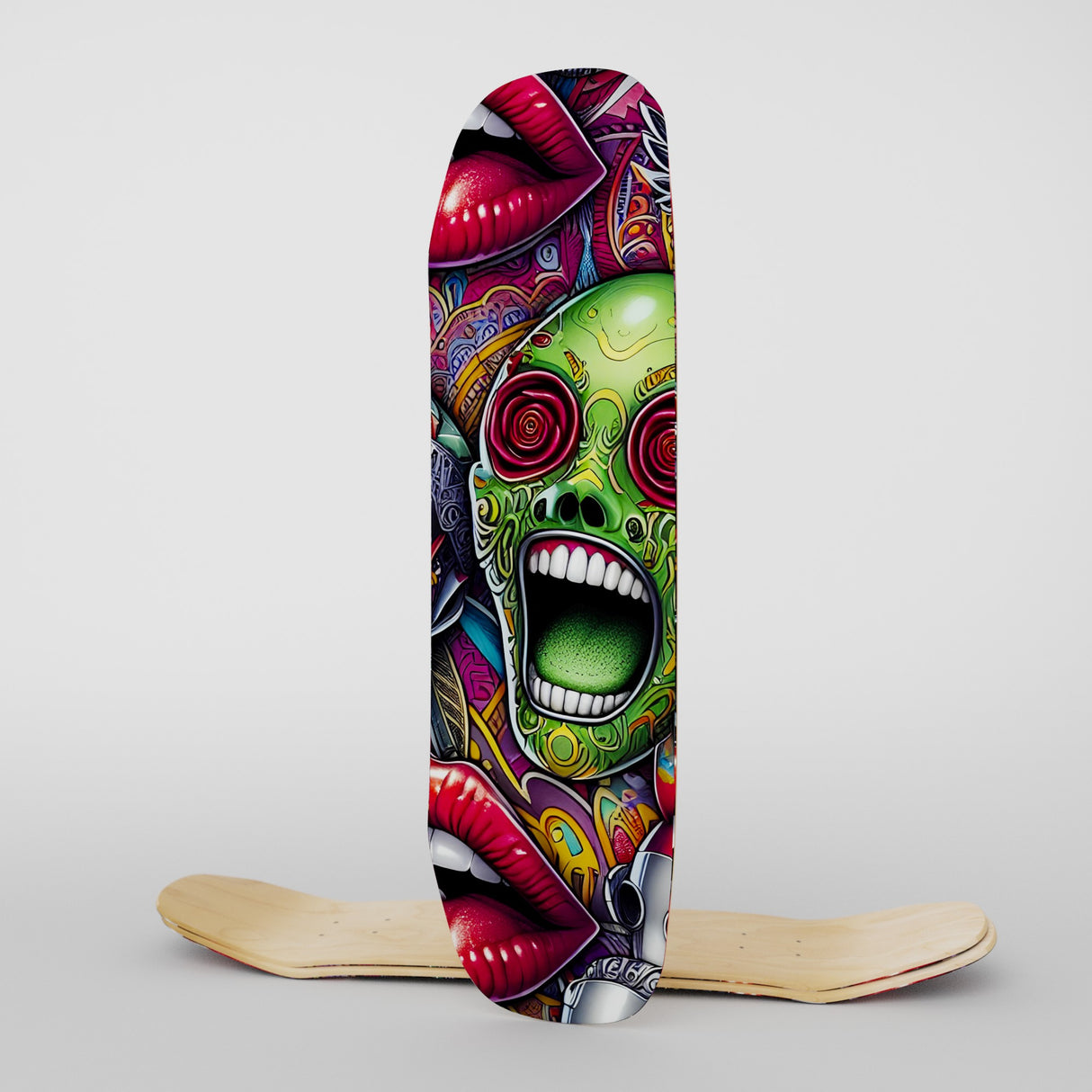 Velvet Print Skateboard Deck