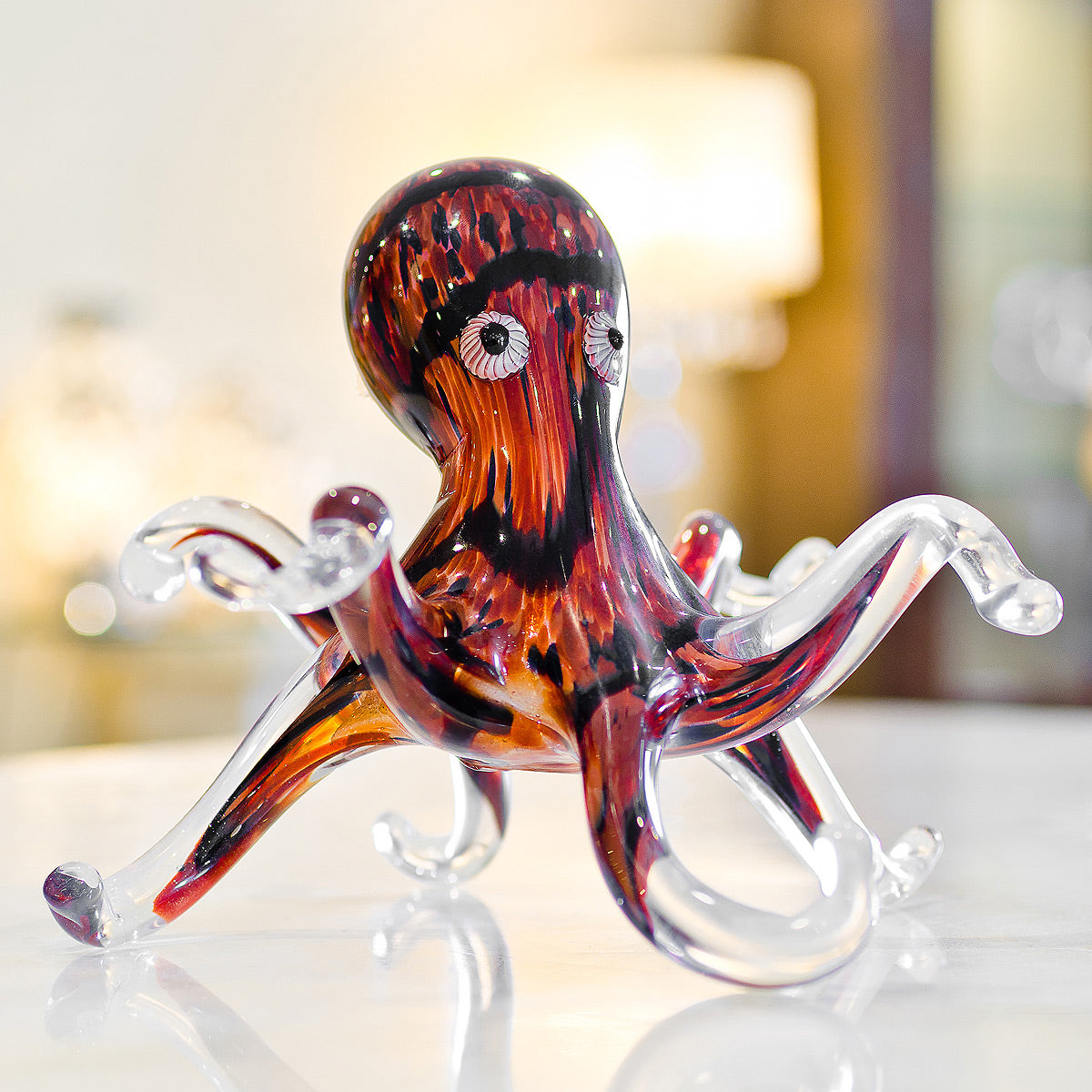 Venetian Style Glass Whiskey Octopus