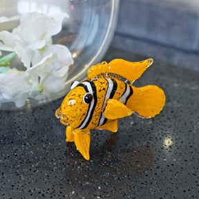 Glass Clown Fish – Glass Ornament by Febland
