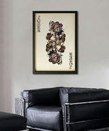 Joker Playing Card Collage Wall Art