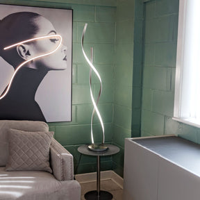 LED Double Helix Standard Lamp – Floor Lamp by Febland