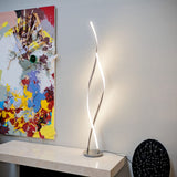 LED Double Helix Standard Lamp in our Showroom