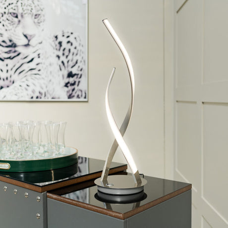 LED Double Helix Table Lamp