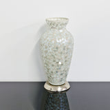Opaque Flower Medium Mosaic Glass Vase Lamp