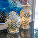 Mirror Mosaic Egg Lamp