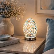 Blue Tile Mini Mosaic Egg Lamp – Mosaic Lamp by Febland