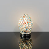 Blue Tile Mini Mosaic Egg Lamp