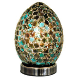 Dark Green Mini Mosaic Egg Lamp