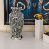 Purple Mosaic Vase Lamp