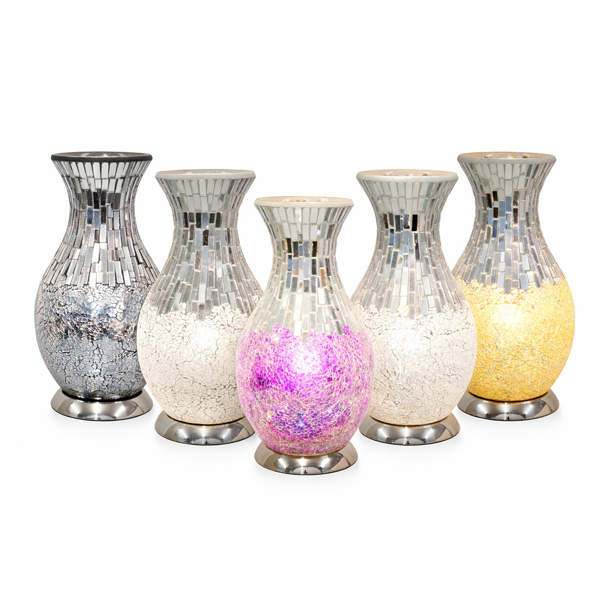 Mosaic Vase Glass Table Lamp