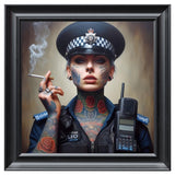 Velvet Print Framed Artwork - Tattoo Collection
