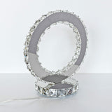 Glass Crystal Ring Table Light