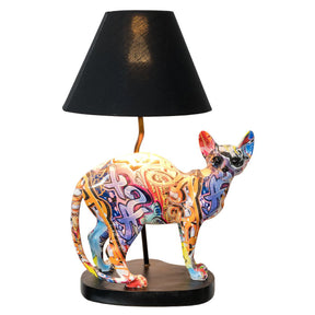 Graffiti Standing Cat Lamp – Table Lamp by Febland