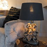 Five Monkey Troop Table Lamp