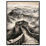 Misty Wall - Framed Wall Art (113cm x 85cm)