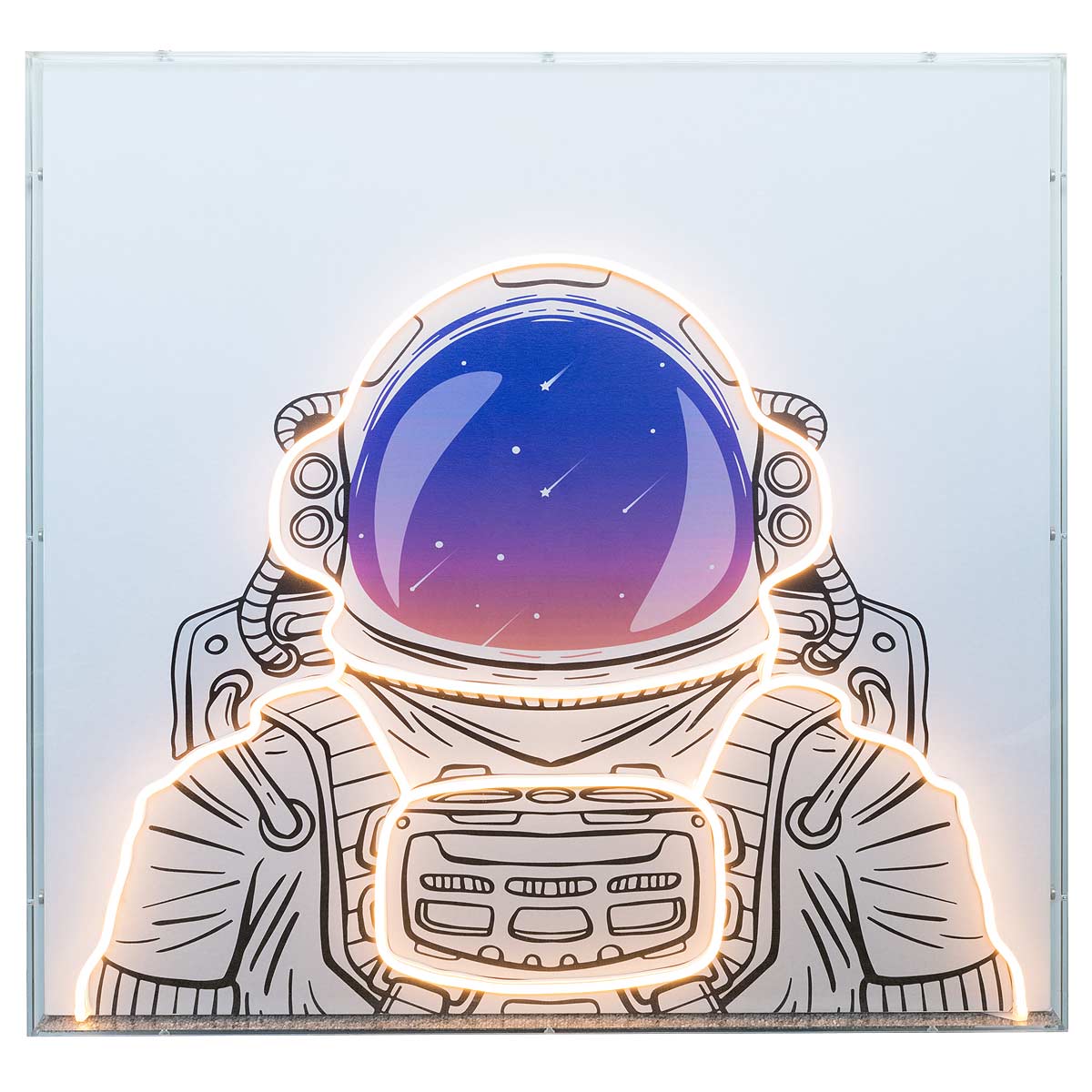 LED Astronaut Light Up Wall Art