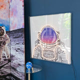 LED Astronaut Light Up Wall Art