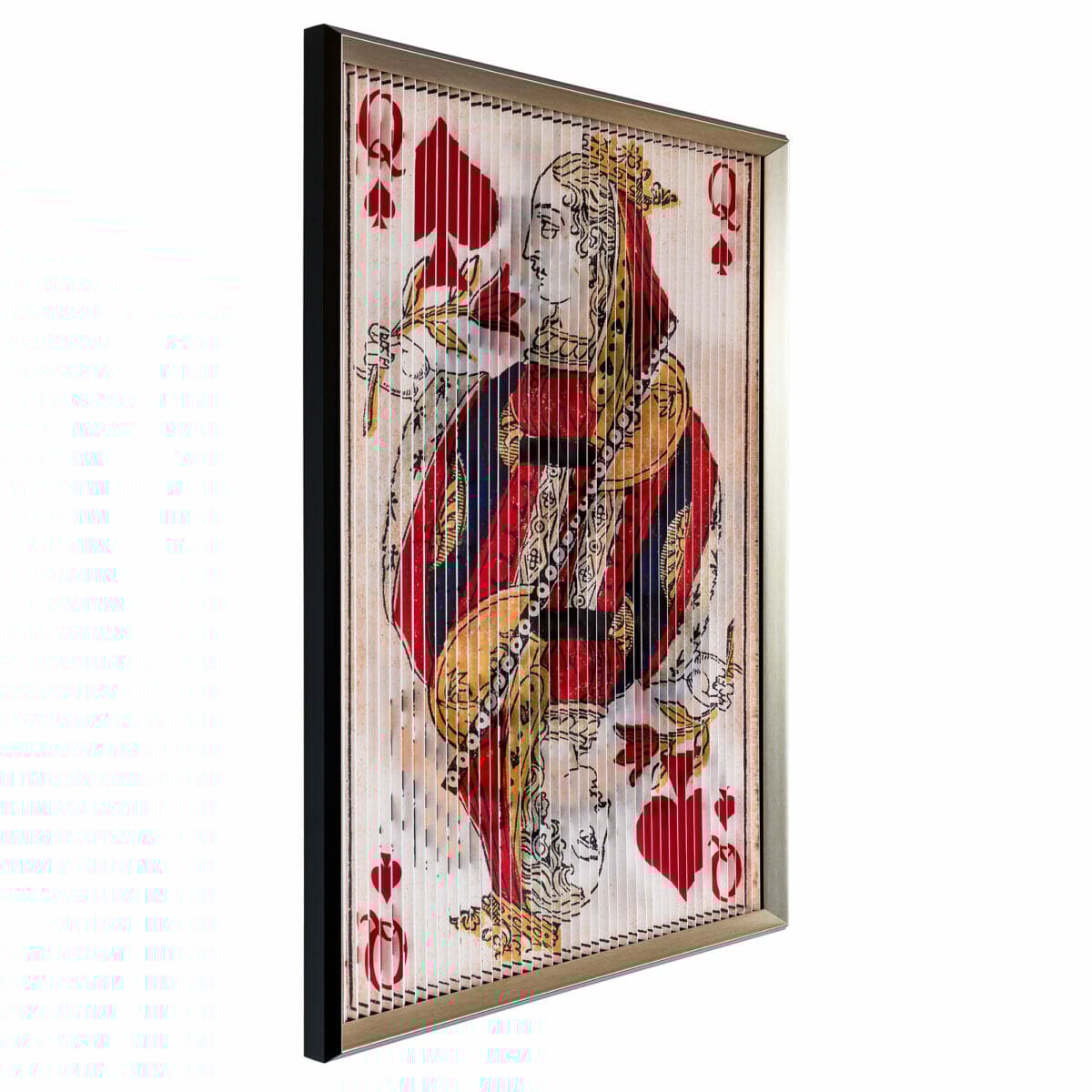 King Queen Joker Playing Card Wall Art - Left View