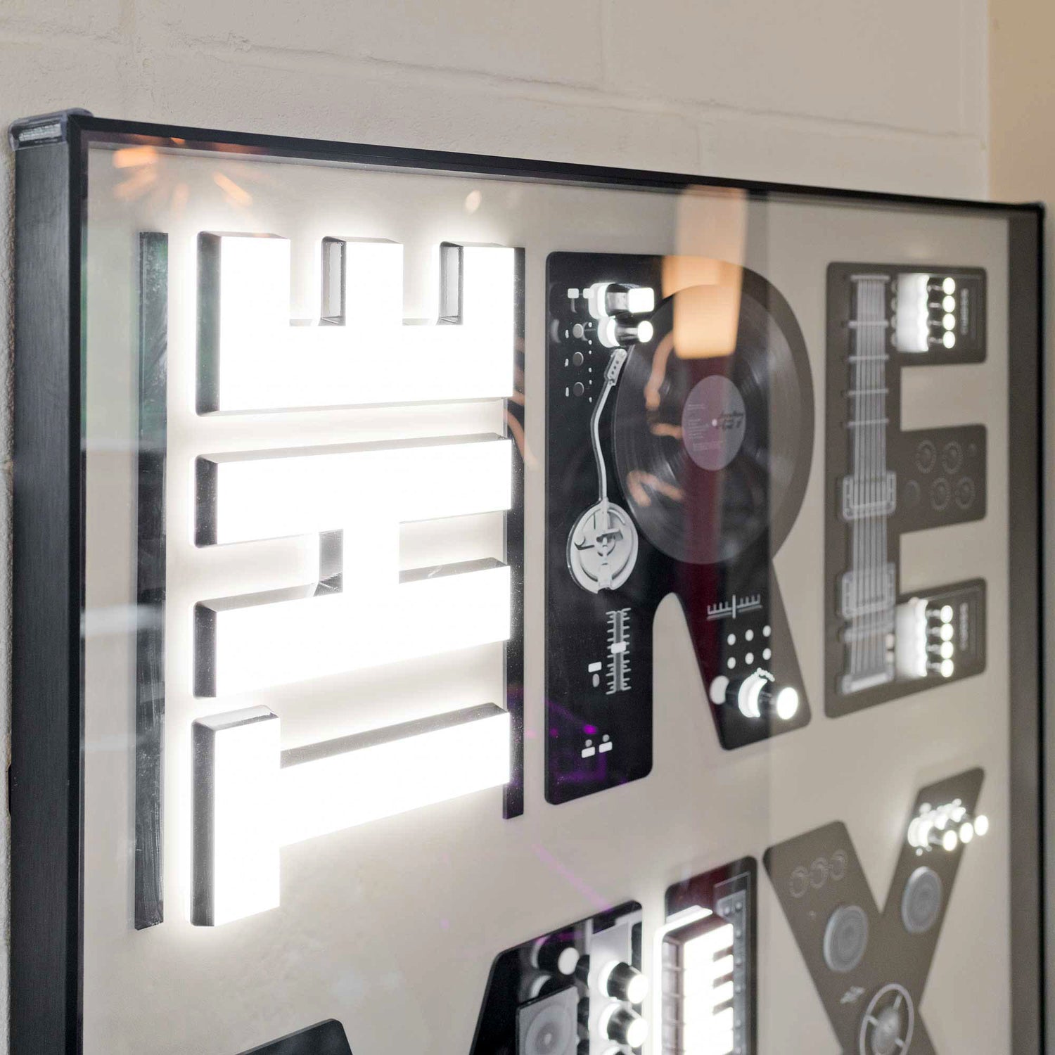 LED Remix Light Up Wall Art