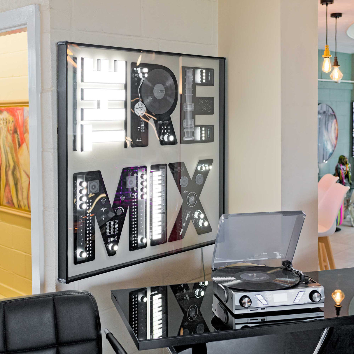 LED Remix Light Up Wall Art