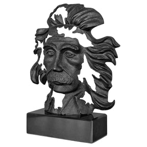 Albert Einstein Bust – Sculpture by Febland