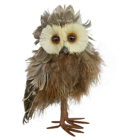 Brown Owl Decoration - Small – Animal Ornament by Febland