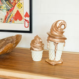 Whipped Dream Chocolate Ice Cream Cone Sculpture