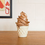Whipped Dream Chocolate Ice Cream Cone Sculpture