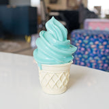 Whipped Dream Mint Ice Cream Cone Sculpture
