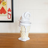 Whipped Dream Vanilla Ice Cream Cone Sculpture - Large