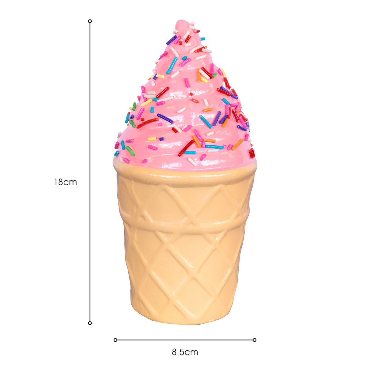 Ice Cream with Sprinkles Sculpture