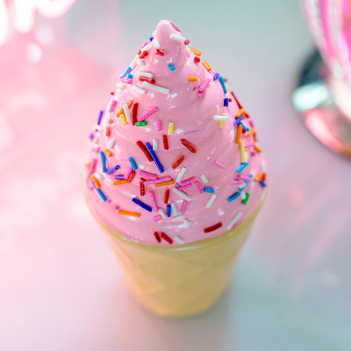 Ice Cream with Sprinkles Sculpture