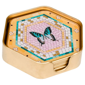 Butterfly Hexagon Coasters Set of 4 – Coasters by Febland